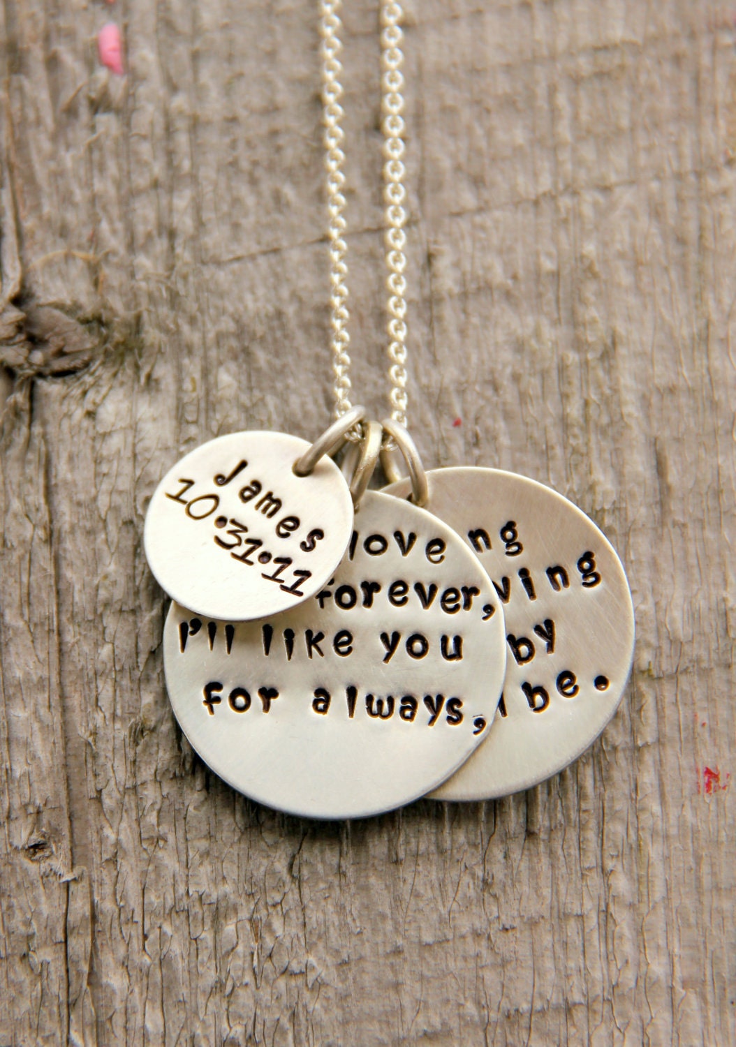 New Mom, New Mother, Mom Name Birthday Necklace - Family Child Quote Baby Birthday, Baby Name Necklace, Mothers Gift From Husband
