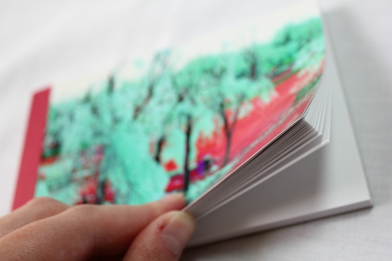 Notebook/Sketchbook/Journal - 4x6 - Bleeding Fields - Original Photograph