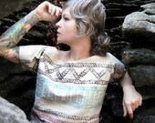 WATER FOR LUNA crop top   organic eco friendly