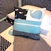 WHALE Quilt Set, Baby Boy Crib Quilt , Spot bumper set and Patchwork Pillow -Ready to ship..last of whale fabric