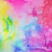 Abstract watercolor 'Fusion' 11x14 NEW print