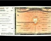 Antique 1924-25 Ornate Doctor's Prohibition WHISKEY Wine PRESCRIPTION Pharmacy Bar