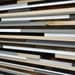 Wood Sculpture Queen Headboard - Horizontal Lines