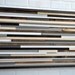 Wood Sculpture Queen Headboard - Horizontal Lines