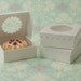 Miniature Dessert Boxes: White