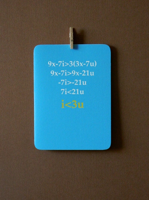 Nerd Love Card - Love Equation