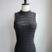 RESERVED FOR ALANA Black See Through Lace Crochet 90's Grunge Body Con Long Gown Dress Size Medium