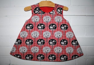 Baby Girl's A-Line Dress Sized 6 months - Custom Sizes available 6M to 6 yrs.