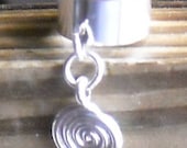 Silver Swirl Ear Cuff/ Hair Jewelry