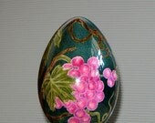 Grapes. Duck egg. Easter eggs.