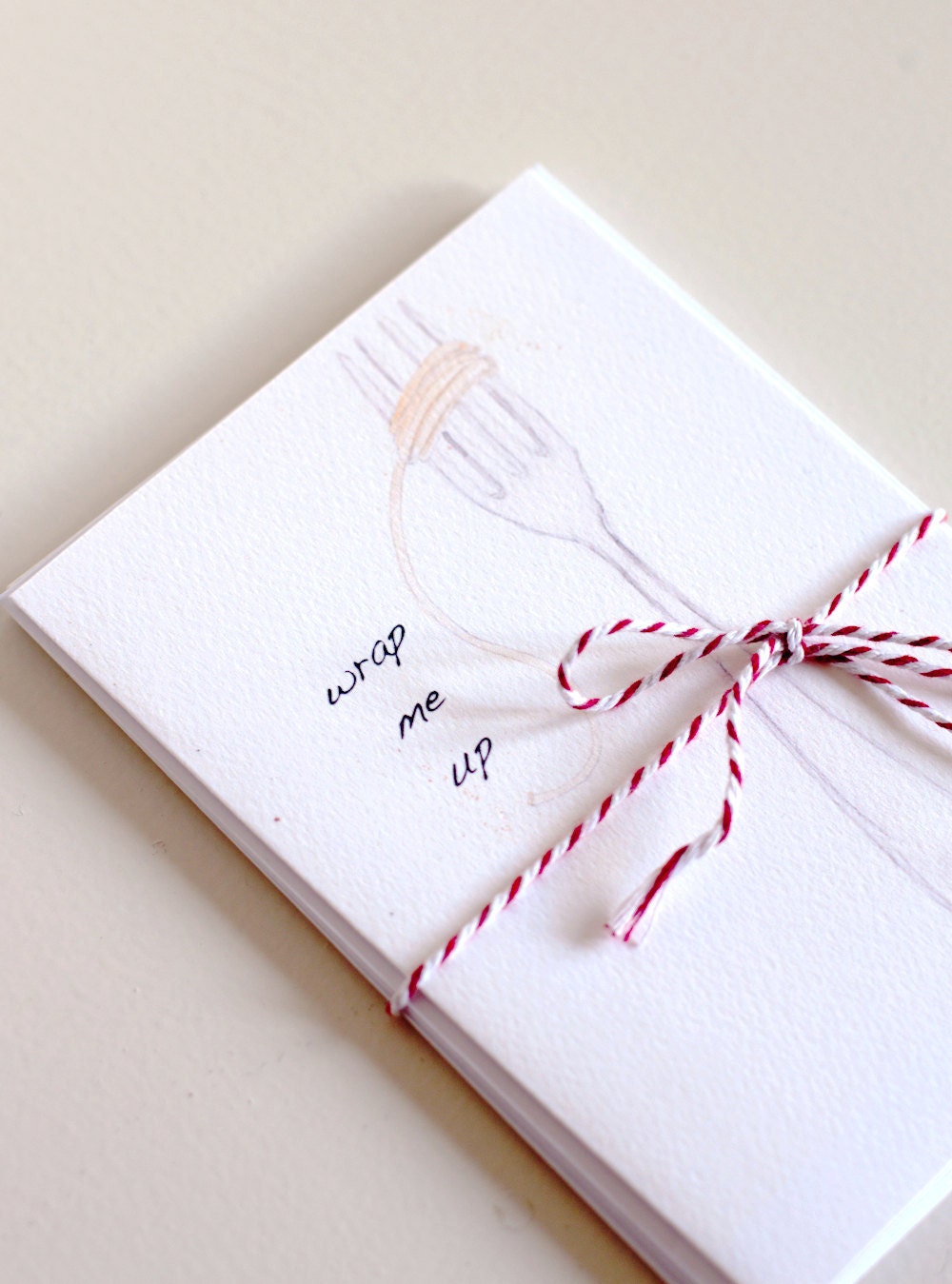 Wrap me up pasta - Blank Card