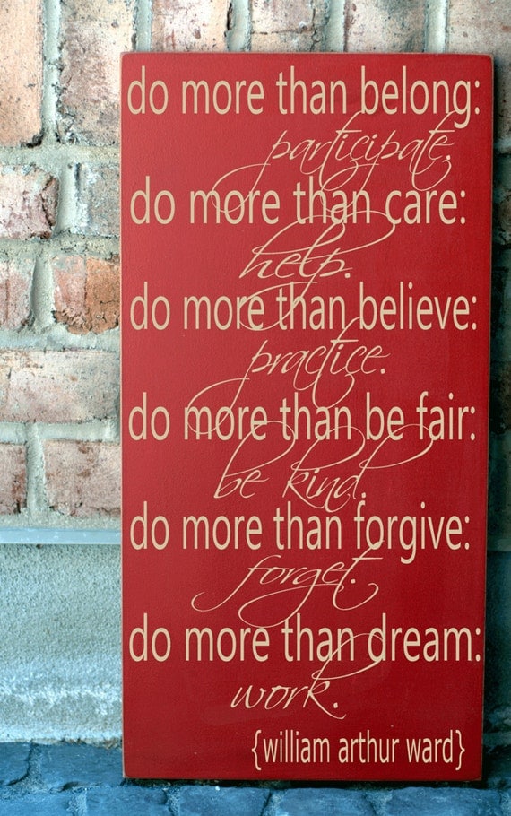 Inspirational Quote Board - Do More Than