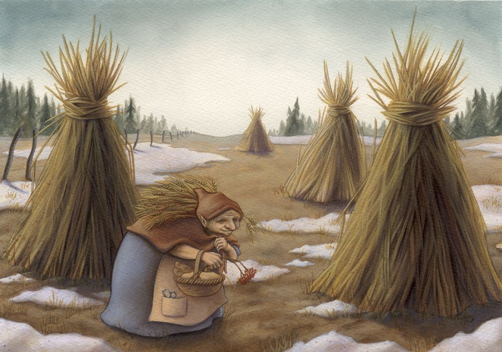 The Wheat Wife - Original Painting