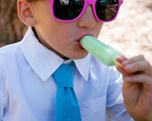 Summer Solids Lil Guy Ties- sizes infant through 11