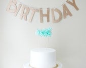 Custom Glitter  Happy Birthday Letter Garland