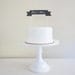 Chalkboard Cake Banner