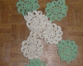 Crochet Flower Scarf