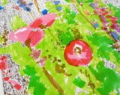 Floral Doodle 2 - Flower Illustration - Archival A4 Print from original illustration