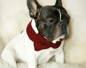 Dream about Butterflies. Burgundy Bow - Necklace  decor for your pet.