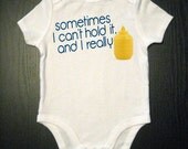 Sometimes I Can't Hold it and I Really Must Turd - Funny Baby - One Piece Baby Bodysuit - Funny Toddler and Kid's Clothing