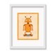 Robot Print "Oscar" - 11" x 14" Children's Decor Wall Art Print - Children's Retro Robot Theme Room Decor