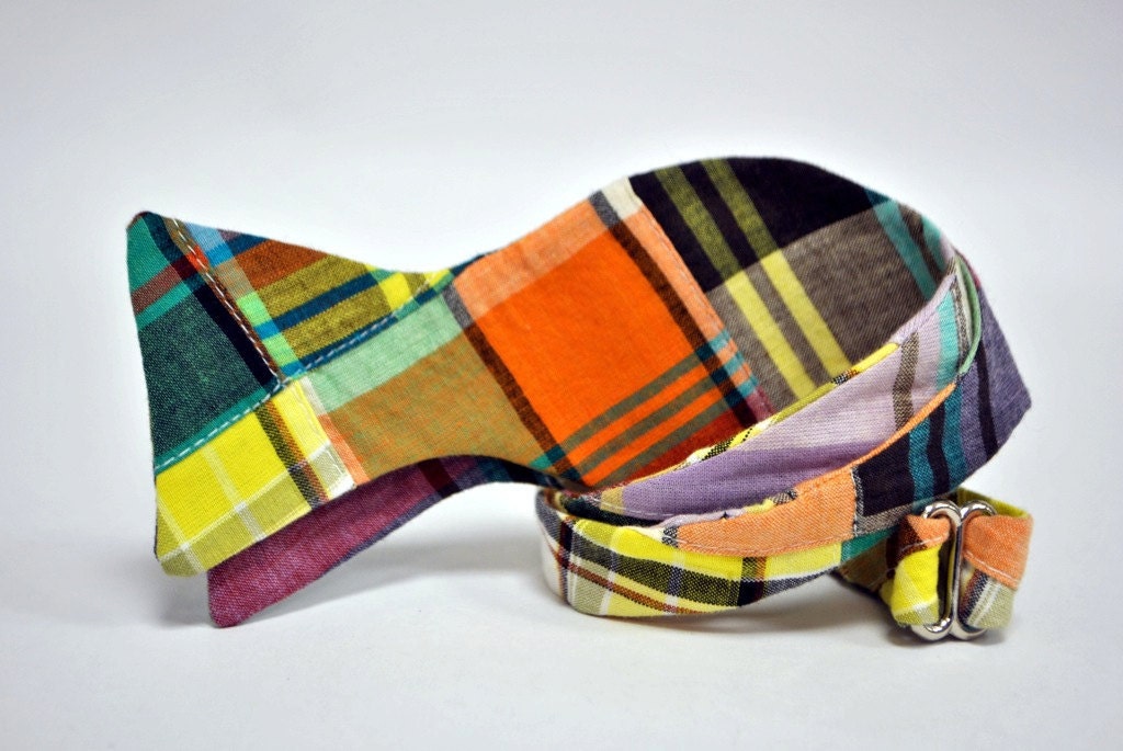 Cohen Cotton Madras Bow Tie