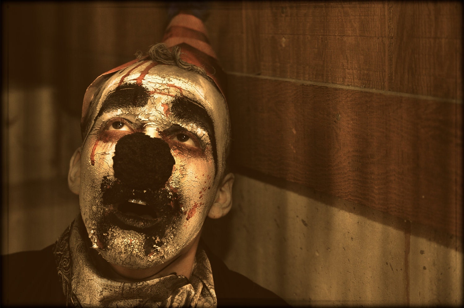 Clowning Around Set of Five Dark Art Photography Halloween Horror Sad Clown Custom Sized Prints