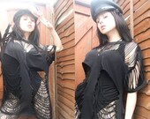 Goth Grunge Metal Zombie slashed Industrial avant garde T-shirt DRESS clothing