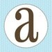 Boy Baby Shower Banner Letters - Blue and Brown - Printable PDF
