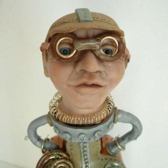 Steampunk OOAK art doll by Edwina Sutherland