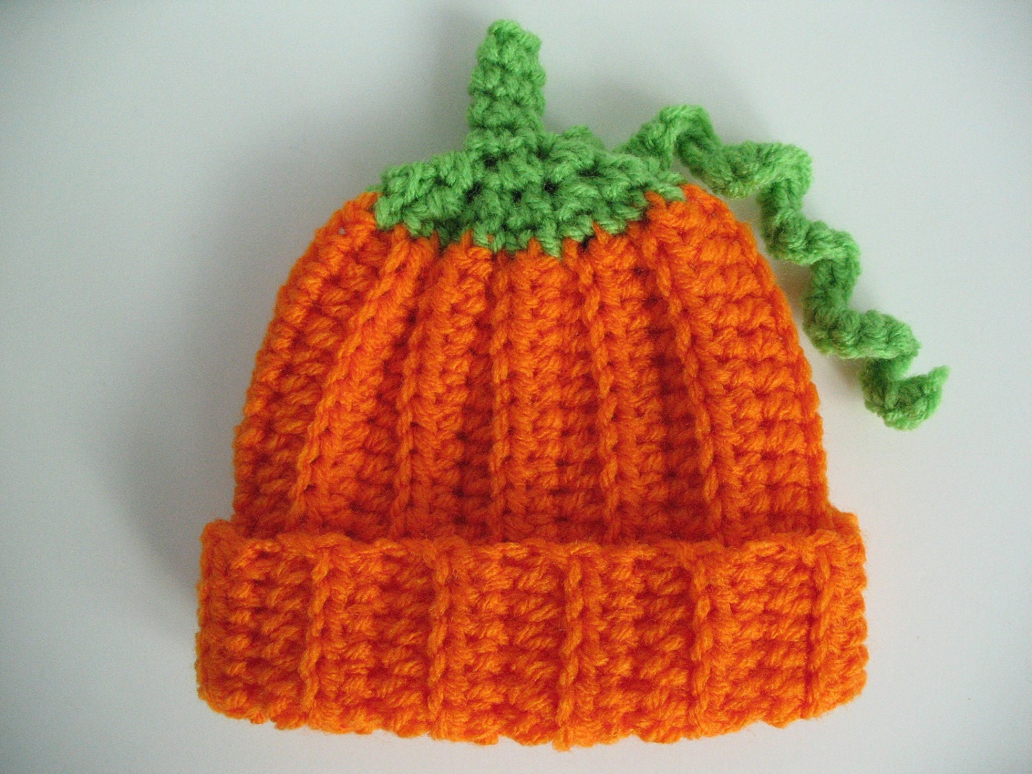 Crochet Baby Pumpkin Hat