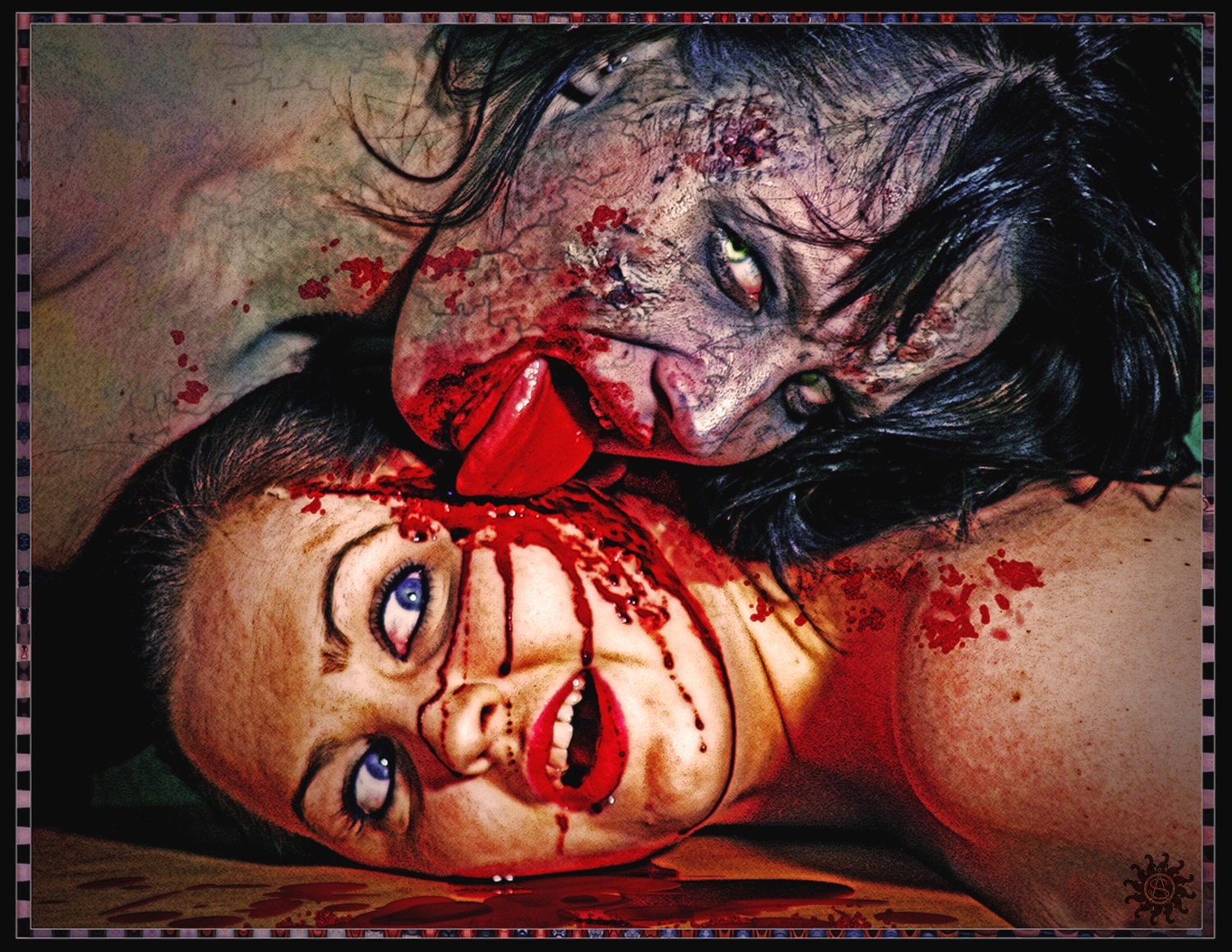 Zombie Girl Poster - The Lick -