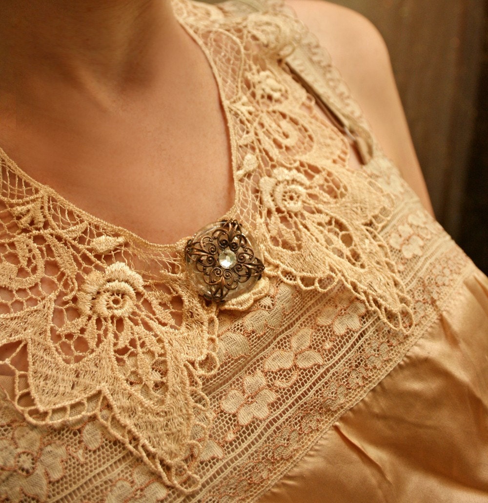 lace collar necklace -SARAH- (ecru)