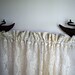 Vintage Cream Lace Curtain  Panel (1)