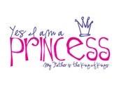 PRINTABLE - IRON-ON - Tshirt Design - My Father's Princess