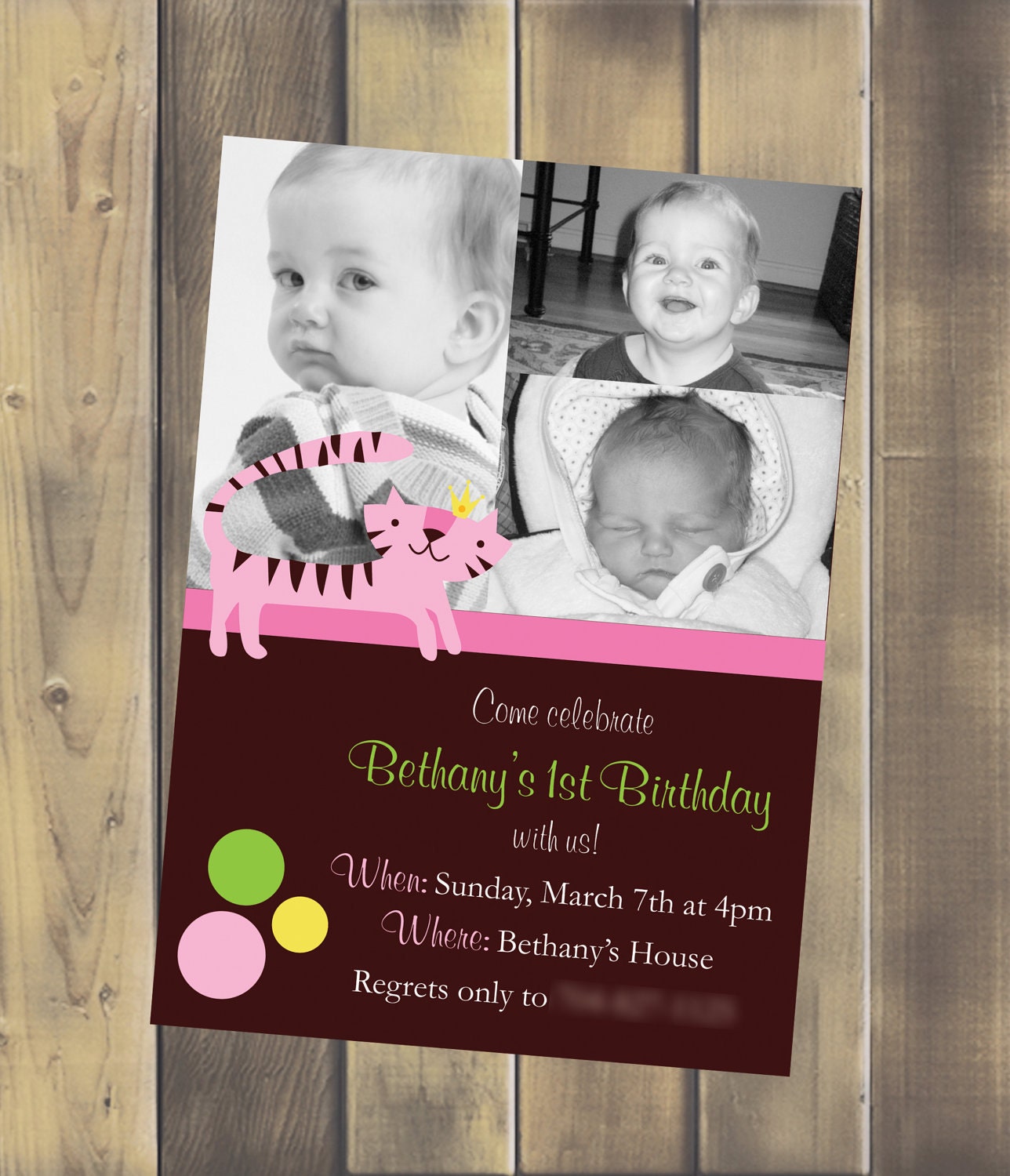 Queen of the Jungle Invite - Printable PDF