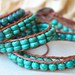Beautiful Turquoise Wrap Bracelet Chan Luu Style