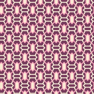 Joel Dewberry Fabric - Heirloom - Marquis in Amethyst Yardage