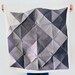 Folded Paper Furoshiki Black.  "Furoshiki" Japanese multi wrapping cloth and scarf.