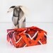 Maze Furoshiki Cinnabar.  "Furoshiki" Japanese multi wrapping cloth and Scarf.