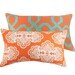Orange Turquoise Pillow Cover 12x20 Lilly Pulitzer Lumbar Throw Pillow Nursery Decor Living Room Sofa Pillow, Mango Tango Couture Collection