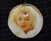 Marilyn Monroe Glass Pendant