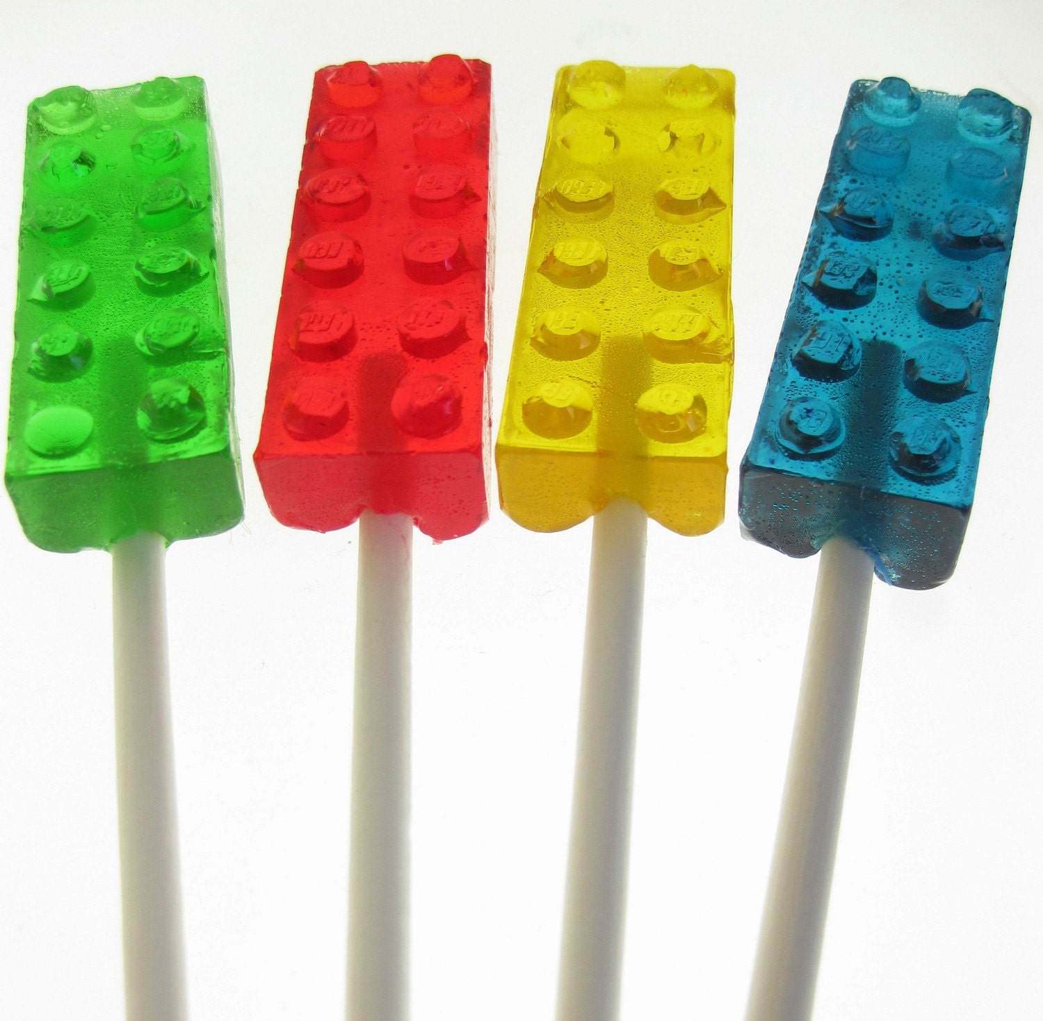 Large Building Brick Lollipops 1/2 dozen Il_570xn