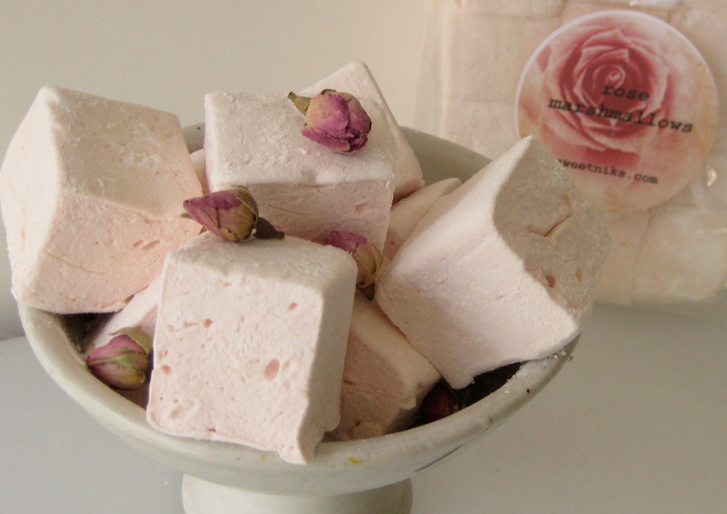 rose and honey marshmallows