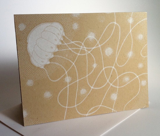 SIlkscreen Jellyfish - heyhoover
