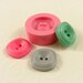 Vintage Square Deco Button Flexible Silicone Mold/Mould (20mm) for Crafts, Jewelry, Scrapbooking, (resin, Utee,  pmc, polymer clay) (228)