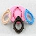 Cameo Setting Frame Silicone Mold Resin Polymer Clay Chocolate Fondant Jewelry Cabochon (303)
