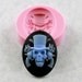 Skull Guns and Roses Cameo Mold Mould Resin Polymer Clay Soap Wax PMC (306)