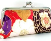 Red Flower Clutch Handbag - Bagboy