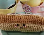 crochet maple bar with bacon plush-headband